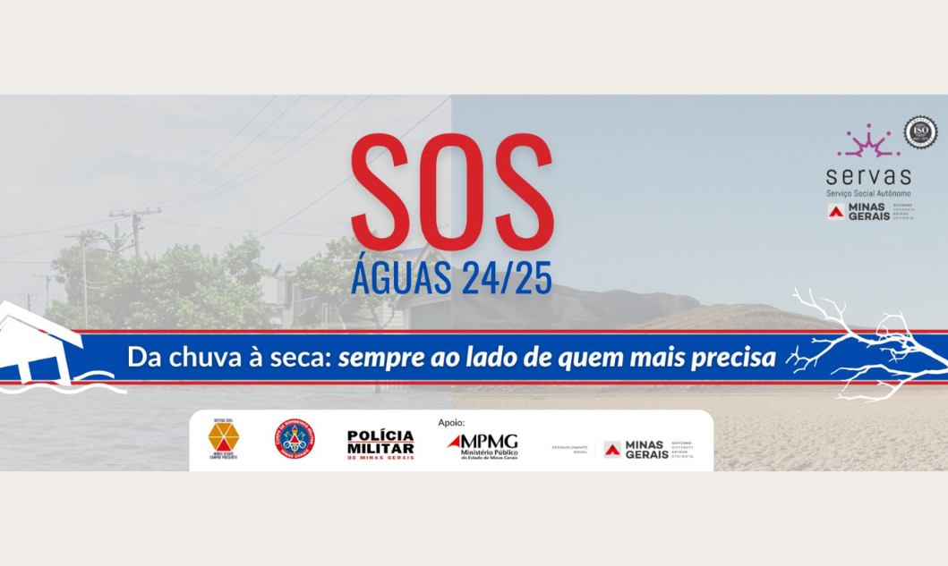 Campanha SOS Águas intensifica esforços para apoiar vítimas de chuvas e secas em Minas Gerais