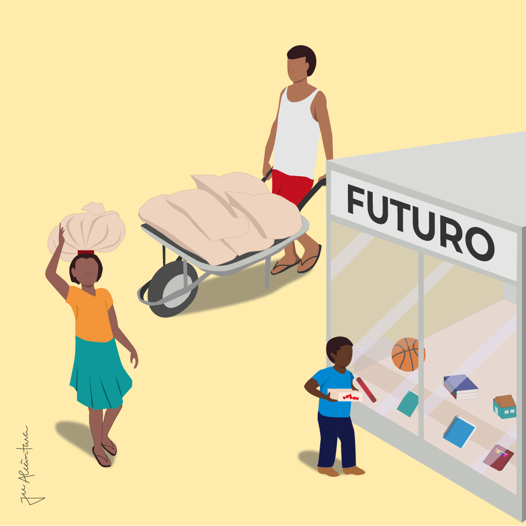 Ilustracao trabalho infantil