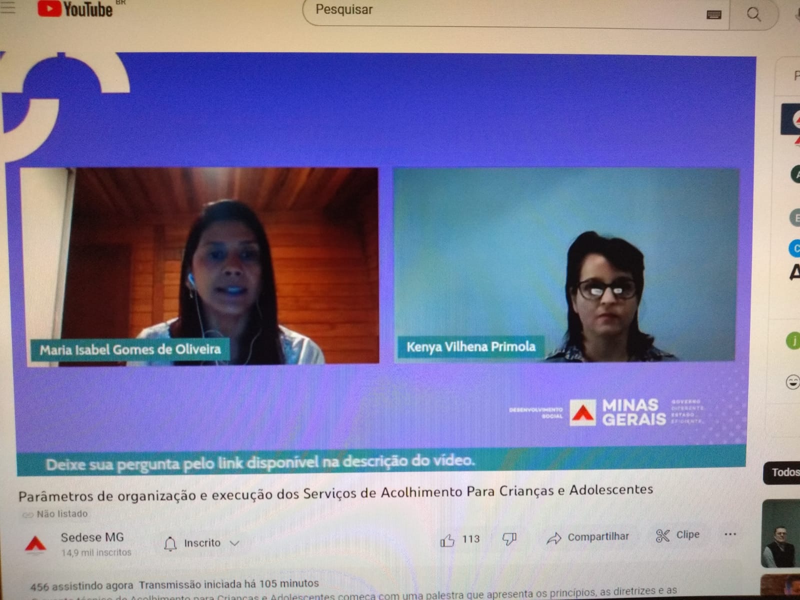 Sedese qualifica gestores municipais sobre Acolhimento Institucional para Crianças e Adolescentes