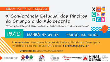 Conferência discute a ampliação e aprimoramento das políticas públicas para crianças e adolescentes em Minas