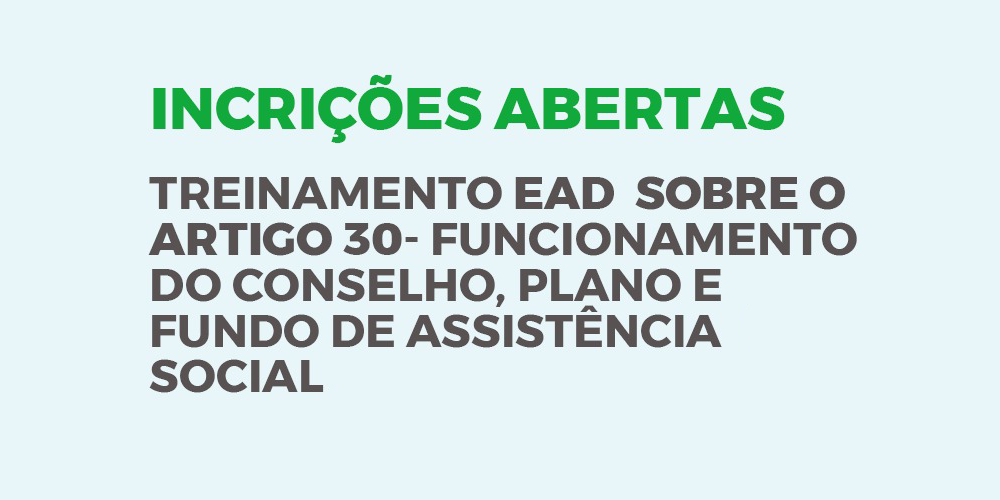 Sedese realiza capacitação a distância sobre temas da assistência social